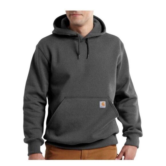 Carhartt Original Fit Long Sleeve Gray Pullover Workwear Hoodie Men's Small - Picture 7 of 7